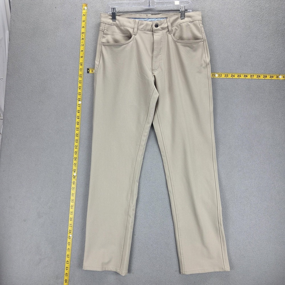 FootJoy Pants Mens 32x32 Beige Golf Athletic Fit Stretch Performance Pockets